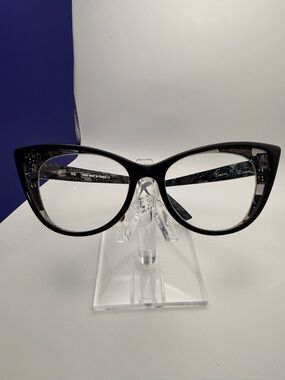 Francis Klein - HIP N46 Black Cat-Eye Women's Eyeglass Frames